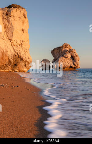 Petra tou Romiou, Aphrodite's Rock, Paphos, Zypern Stockfoto
