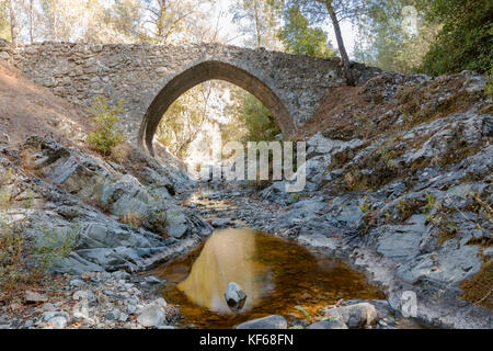 Elias-Brücke, Paphos, Zypern Stockfoto