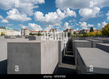 Denkmal für die ermordeten Juden Europas in Berlin Stockfoto