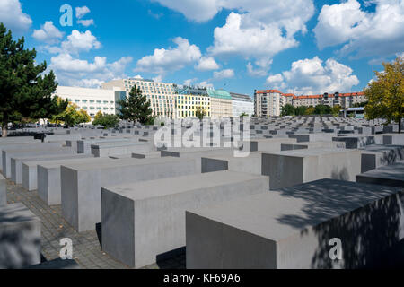 Denkmal für die ermordeten Juden Europas in Berlin Stockfoto