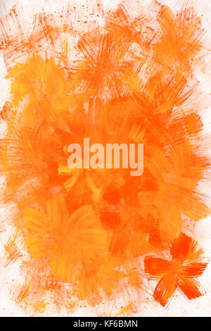 Bunte orange Blume textur Kunst Hintergrund Stockfoto