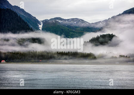 USA, Alaska, Seward, erkunden Resurrection Bay auf dem Weg zum Holgate Gletschers Stockfoto