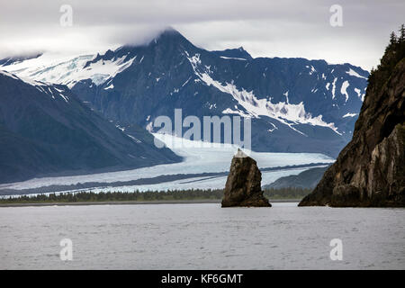 Usa, Alaska, Seward, erkunden Resurrection Bay auf dem Weg zum Gletscher holgate Stockfoto