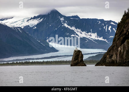 USA, Alaska, Seward, erkunden Resurrection Bay auf dem Weg zum Holgate Gletschers Stockfoto
