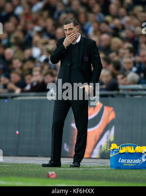 Slaven Bilic Manager von West Ham United Stockfoto