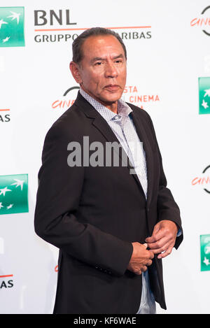 Rom, Italien. 26 Okt, 2017. Wes Studi besucht das fotoshooting der Feinde während der Rom Film Festival 2017 im Auditorium Parco della Musica in Rom. Credit: Silvia Gerbino/Alamy leben Nachrichten Stockfoto