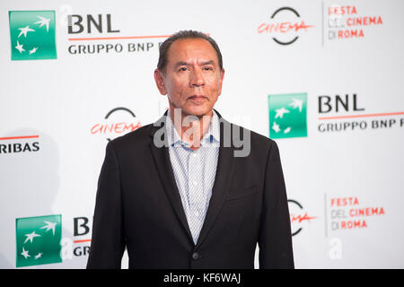 Rom, Italien. 26 Okt, 2017. Wes Studi besucht das fotoshooting der Feinde während der Rom Film Festival 2017 im Auditorium Parco della Musica in Rom. Credit: Silvia Gerbino/Alamy leben Nachrichten Stockfoto