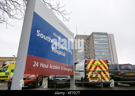 26 Okt, 2017. Southend Krankenhaus hat verkündet, daß es nun nicht die Absicht hat, für Patienten in den Wohnungen der Menschen in einem airbnb zu erholen - Stil. Penelope Barritt/Alamy leben Nachrichten Stockfoto