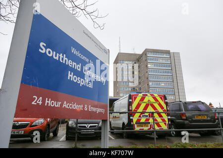 26 Okt, 2017. Southend Krankenhaus hat verkündet, daß es nun nicht die Absicht hat, für Patienten in den Wohnungen der Menschen in einem airbnb zu erholen - Stil. Penelope Barritt/Alamy leben Nachrichten Stockfoto