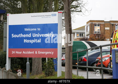 26 Okt, 2017. Southend Krankenhaus hat verkündet, daß es nun nicht die Absicht hat, für Patienten in den Wohnungen der Menschen in einem airbnb zu erholen - Stil. Penelope Barritt/Alamy leben Nachrichten Stockfoto