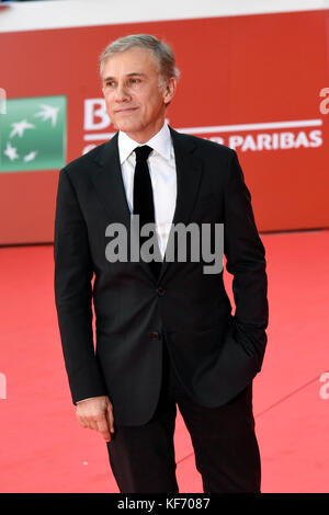 Italien, Rom, 26. Oktober 2017: Rom Film Festival 2017, Christoph Waltz am roten Teppich Foto © Fabio mazzarella/Sintesi/alamy leben Nachrichten Stockfoto