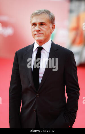 Rom, Italien. 26 Okt, 2017. Rom Kino Fest 2017. Rome Film Festival. Red Carpet Christoph Waltz. Bild: Christoph Waltz. Der österreichische Schauspieler Christoph Waltz auf dem roten Teppich an der 12 Rom Film Festival Walts war der Protagonist vieler erfolgreicher Filme. Credit: Polifoto/Alamy leben Nachrichten Stockfoto