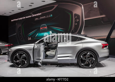 Frankfurt, Deutschland - 20. September 2017: Audi Aicon Concept Car auf der IAA 2017 Stockfoto