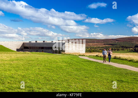 Das Visitor Center in das Culloden Battlesite Standort in der Nähe von Inverness, Schottland, Großbritannien Stockfoto