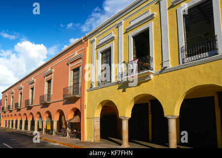 Merida city arcade Bögen von Yucatan in Mexiko Stockfoto