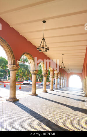 Merida city arcade Bögen von Yucatan in Mexiko Stockfoto