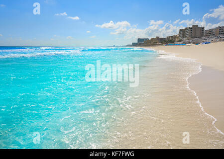 Playa Marlin in Cancun Beach an der Riviera Maya in Mexiko Stockfoto