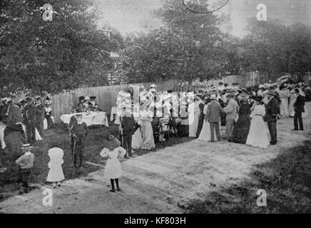 1 122128 Eröffnung der Chelmer golf Saison, Brisbane, Mai 1903 Stockfoto