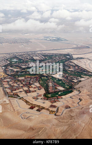 Usa, Nevada, Las Vegas, einem Vorort von Las Vegas ist durch die Mojave Wüste umgeben, sin city Stockfoto