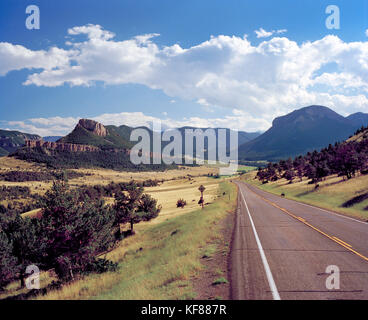 Usa, Wyoming, Chief Joseph malerische Straße, auf den Weg zum Yellowstone National Park Stockfoto