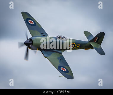 Historische und historische Flugzeuge in der Shuttleworth Collection - Navy Tag 2017 Stockfoto