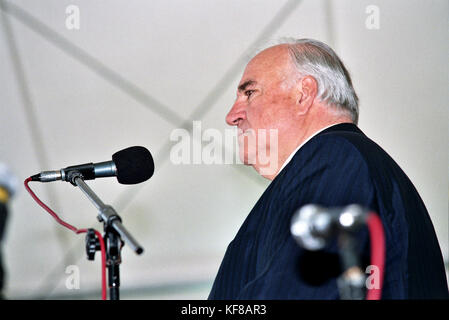 Helmut Kohl, deutscher Politiker, Helmut Kohl (CDU), Bundeskanzler. Bonn, CDU, Christlich Demokratische Union, Bundeskanzler, Bundeskanzler Stockfoto