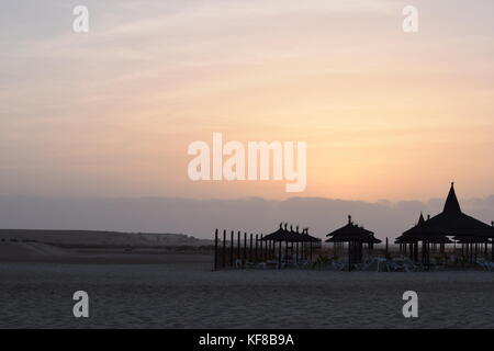 Sonnenaufgang am Riu Touareg, Boa Vista, Kap Verde Stockfoto