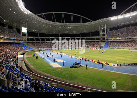 Brasilien, Rio de Janiero, innerhalb von joao havelange oder engenhao Stadium, flumanense vs gremio Stockfoto