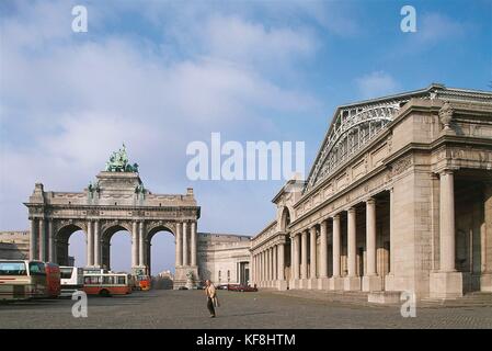 Belgien, Brüssel. Parc du Cinquantenaire. Golden Jubilee Park Stockfoto