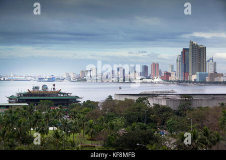 Philippinen, Manila, Ansicht von Manila aus der softel metripole Hotel Stockfoto