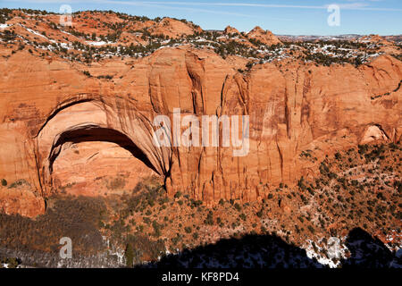 Usa, Utah; betatakin Ruinen; anasazi Cliff dwelling, die 150 Jahre vor der Navajo auf das Land aufgegeben wurde; Navajo National Monument Stockfoto