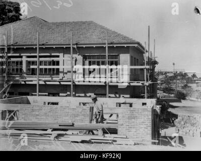 1 104500 Bauarbeiten auf dem Victoria Park Golf Clubhouse, Nuriootpa, 1939 Stockfoto