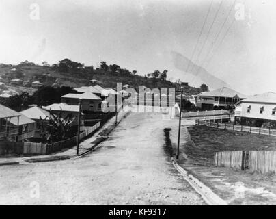1 117316 neue Häuser im Brisbane Vorort von Grange, 1929 Stockfoto