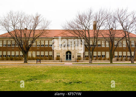 Topeka, Kansas KS USA, The Brown v. Board of Education National Historic Site in Monroe Elementary, die Schule Linda Brown war mit beschäftigt. Die Website war Stockfoto