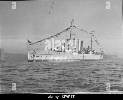 15302 Ankunft der Gouverneur Admiral Sir Murray und Frau Anderson Stockfoto