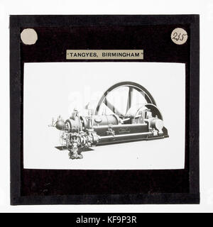 Laterne Folie Tangyes Ltd, Gasmotor, um 1910 Stockfoto