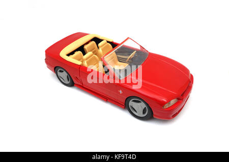 Vintage Spielzeug 90er Ford Mustang Cabrio Barbie Stockfoto