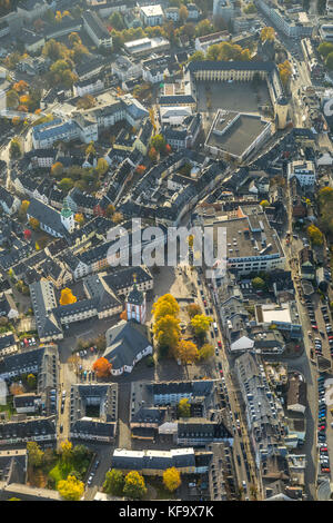 Unterburg, evangelische Nikolaikirche Siege, Altstadt Siegen, Stadt Siegen Rathaus, Siegen, Siegerland, Nordrhein-Westfalen, Deutschland, Stockfoto