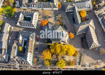 Unterburg, evangelische Nikolaikirche Siege, Altstadt Siegen, Stadt Siegen Rathaus, Siegen, Siegerland, Nordrhein-Westfalen, Deutschland, Stockfoto