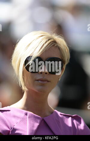 Victoria Beckham, Ehefrau von David Beckham, kommt für die offizielle Präsentation der David Beckham von den Los Angeles Galaxy im Home Depot Center in Carson, CA am 13. Juli 2007. Photo Credit: Francis Specker Stockfoto