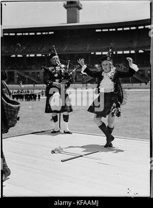 36162 Highland Gathering neue Jahre Tag Stockfoto