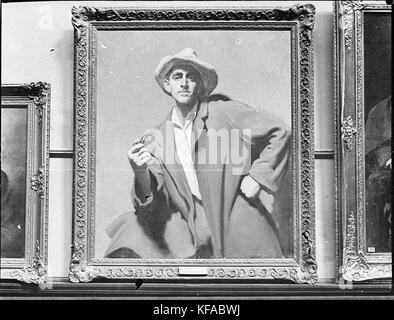 37396 Henry Hankes self portrait Gewinner des 1934 Archibald Prize Stockfoto