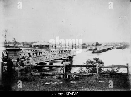 1893 Brisbane Flut Indpilly Rw Br Stockfoto