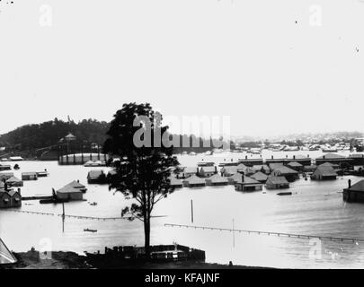 1 137747 Brisbane Überschwemmungen, 1893 Stockfoto