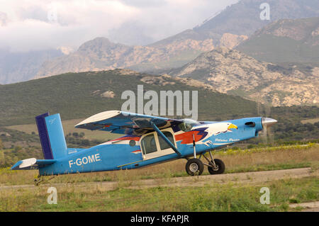 Eine Pilatus PC-6 Turbo Porter Rollens Stockfoto