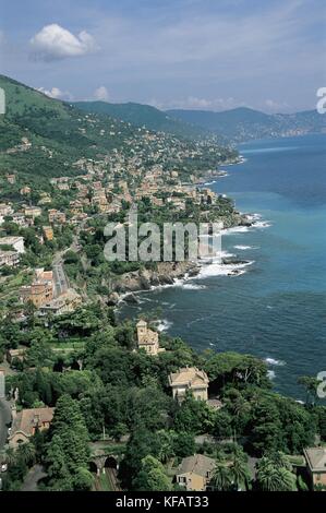 Italien, Ligurien, Genua, die Küste zwischen Quarto und priaruggia Stockfoto