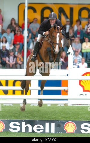 Die Nationalen, Spruce Meadows, Juni 2004, Shell Cup Derby Stockfoto