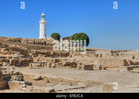 Der Archäologische Park Paphos, Paphos, Zypern Stockfoto