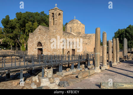 Agia Kyriaki Chrysopolitissa, Paphos, Zypern Stockfoto