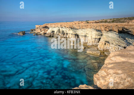 Sea Caves, Ayia Napa, Zypern Stockfoto